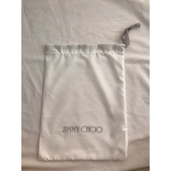 Jimmy Choo Storage Drawstring Dust Bag White 14" x 10" - Picture 2 of 8